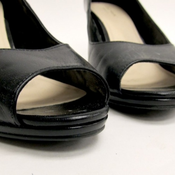 cole haan harlow open toe pump